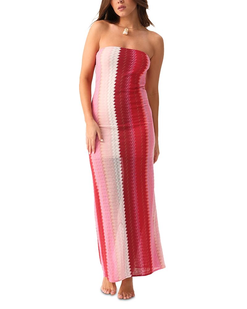 red swim cover up dress Pareo Cover-Up