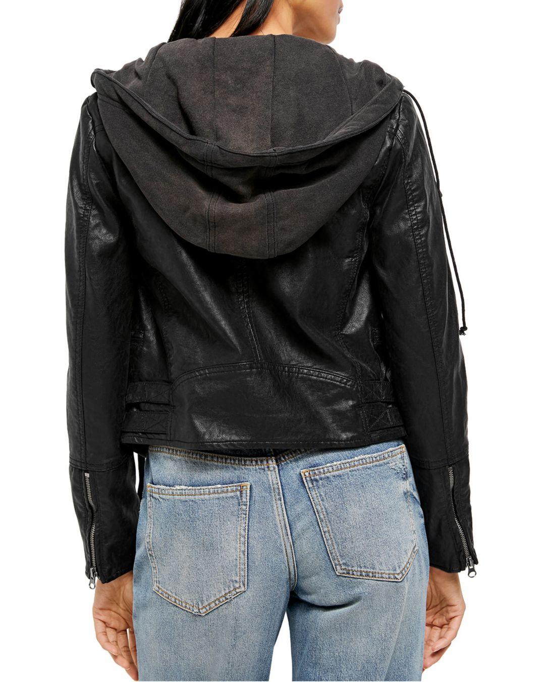 cleo pleather jackets