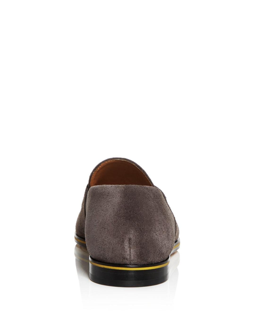 hugo boss safari suede loafers