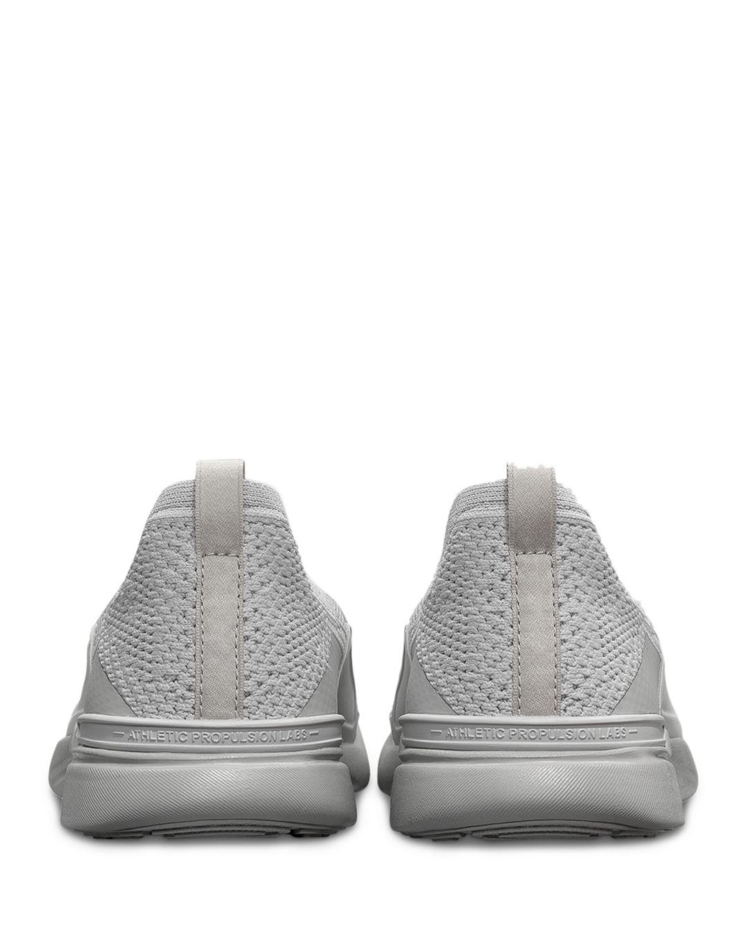 APL Shoes Rubber Women's Techloom Bliss Knit Slip - On Sneakers in Gray ...