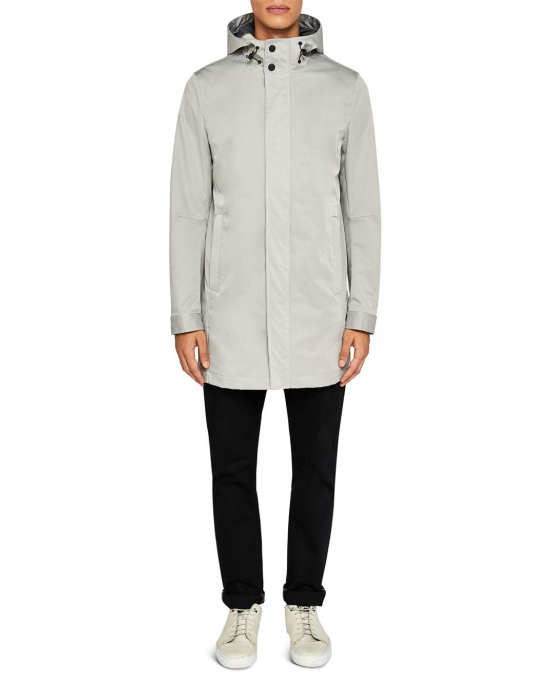 ted baker stack hooded mac