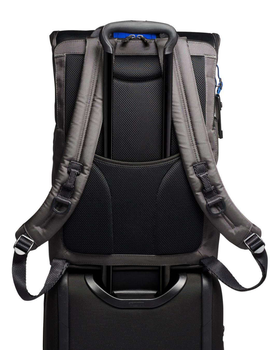 tumi london roll top backpack