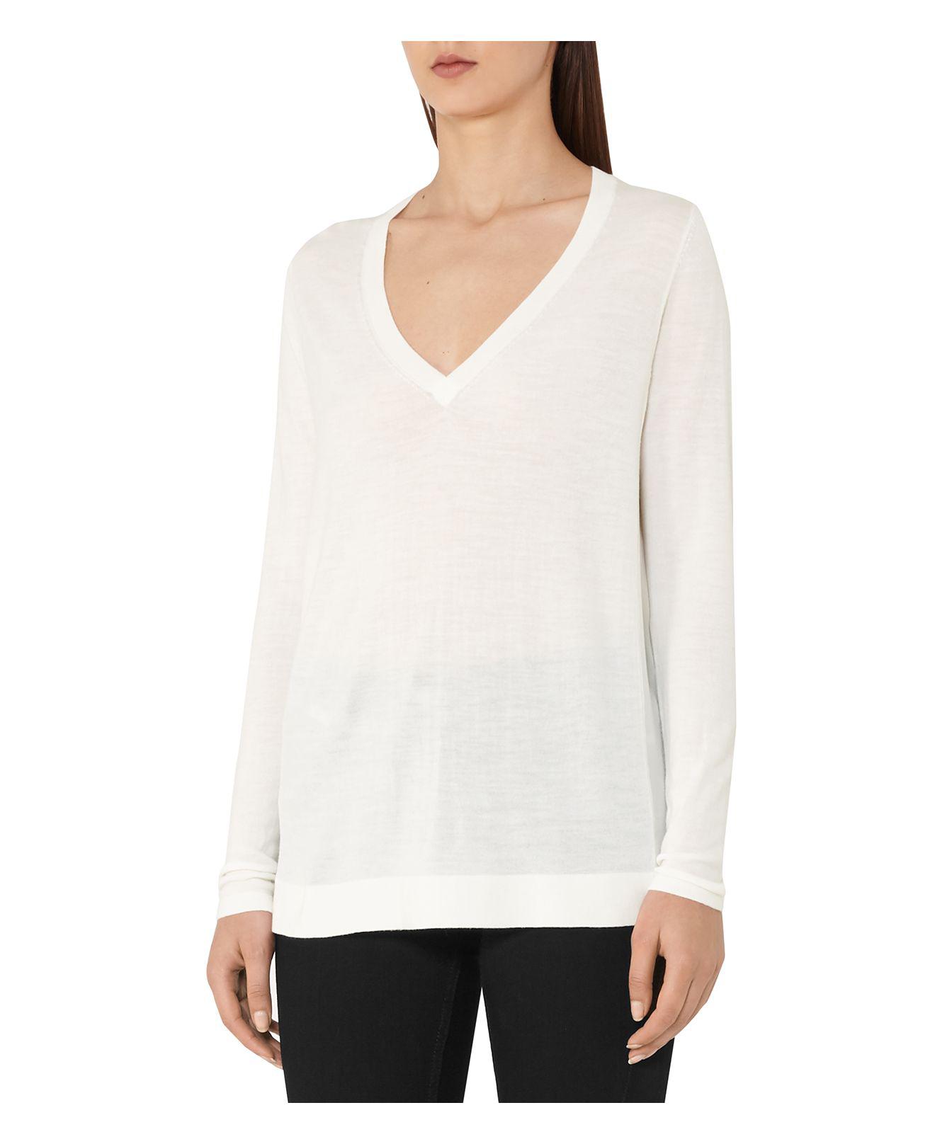 reiss off shoulder sweater