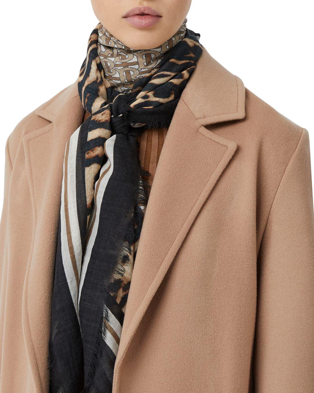 Burberry animal scarf sale