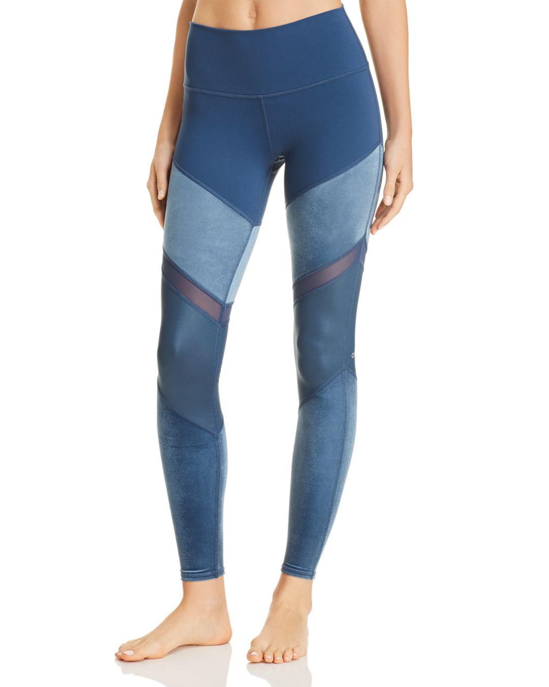 Alo Yoga Sheila High - Rise Velour 
