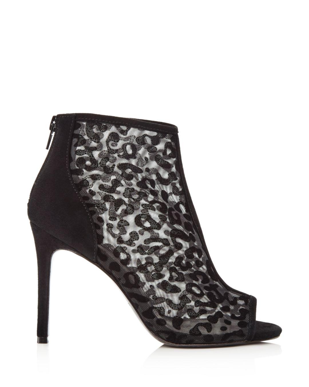charles david leopard booties