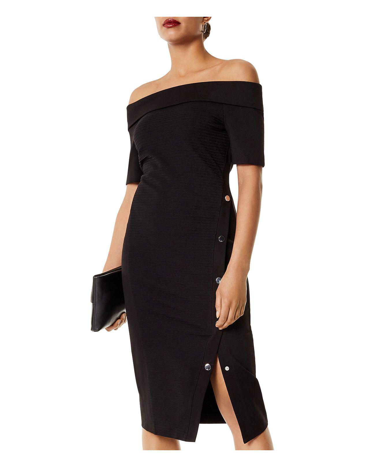 karen millen off shoulder dress