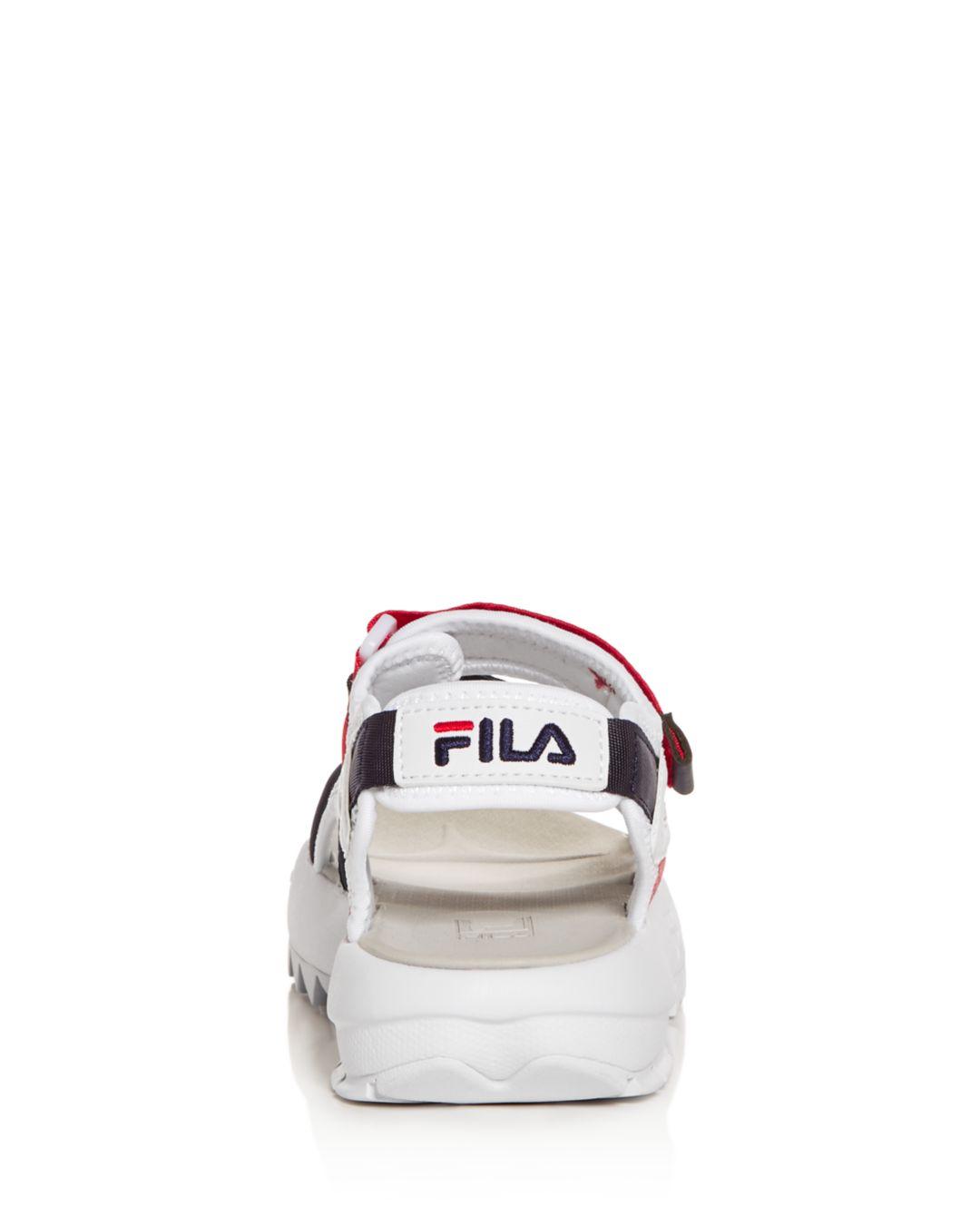 fila platform sandals