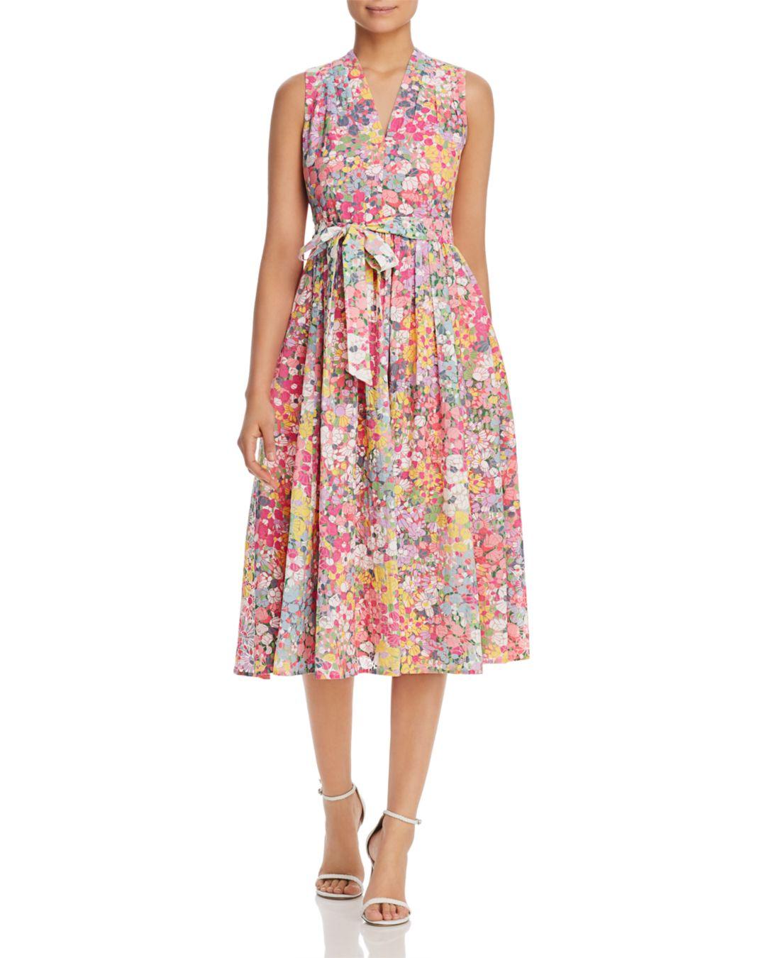 kate spade floral dots burnout dress