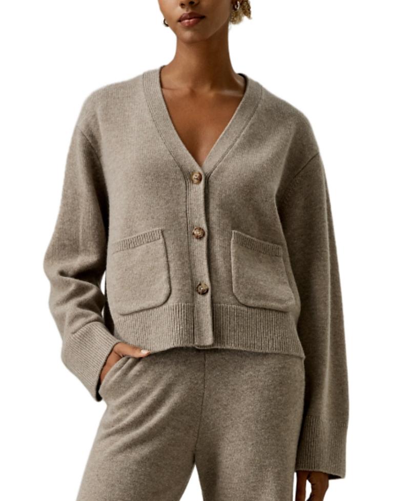 Designer Cropped Cashmere Cardigans for Women Up to 52% off