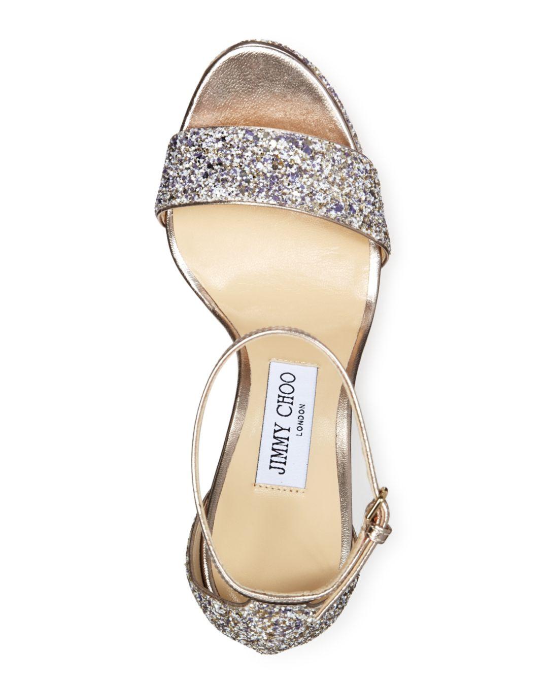Jimmy Choo Women's Misty 120 Ankle Strap High - Heel Sandals