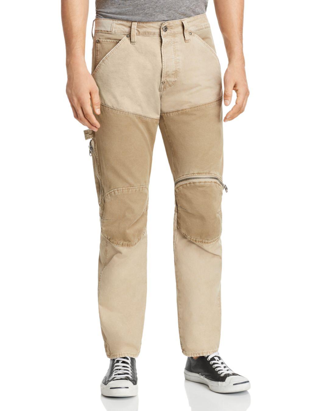 Lyst - G-Star RAW 5620 Workwear 3d Zip Slim Fit Jeans In Khaki in ...