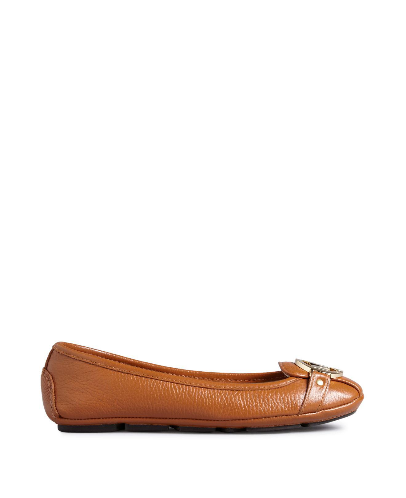 michael kors leather moccasins