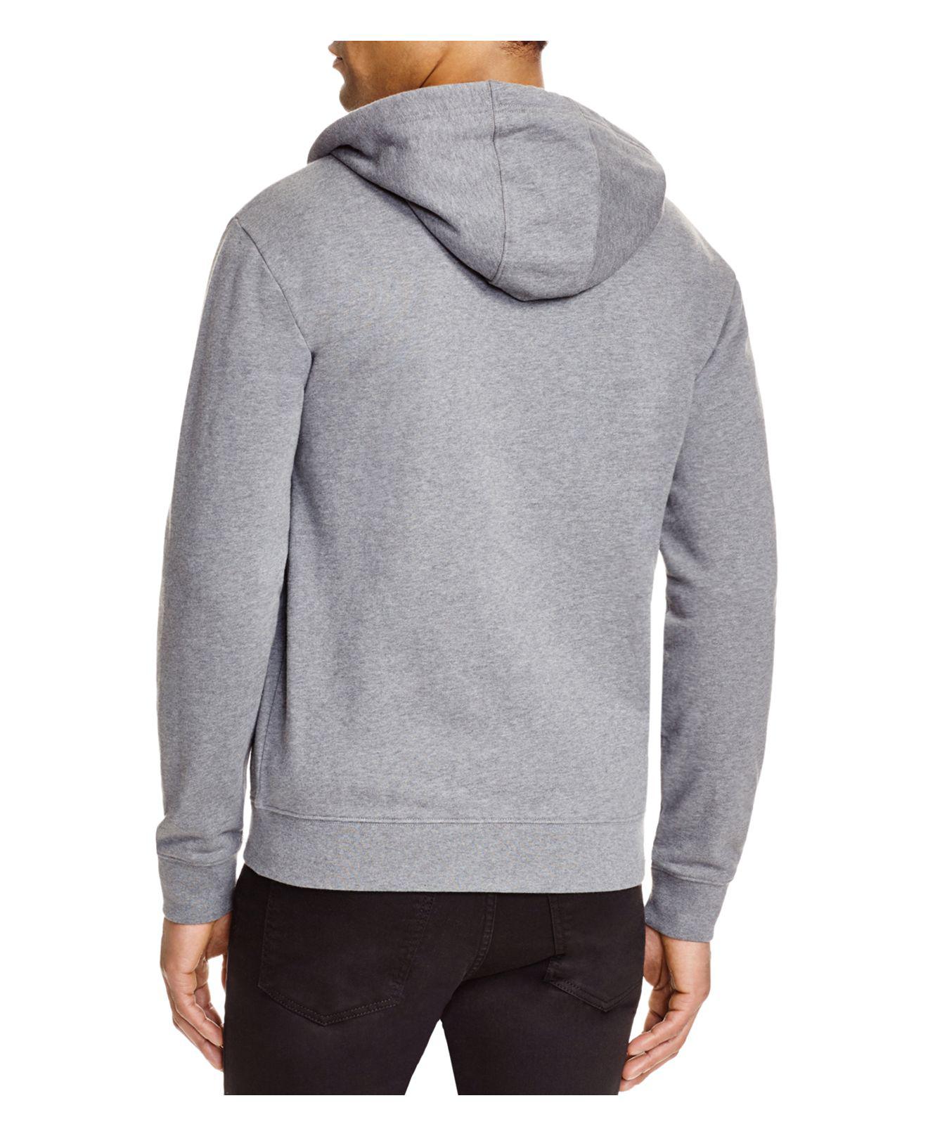 Lyst - Mcq Alexander Mcqueen Swallow Signature Zip Hoodie in Gray for Men