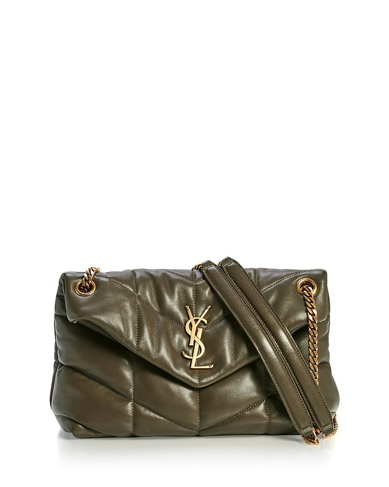 Saint Laurent Puffer Small Crossbody Bag in Green Lyst