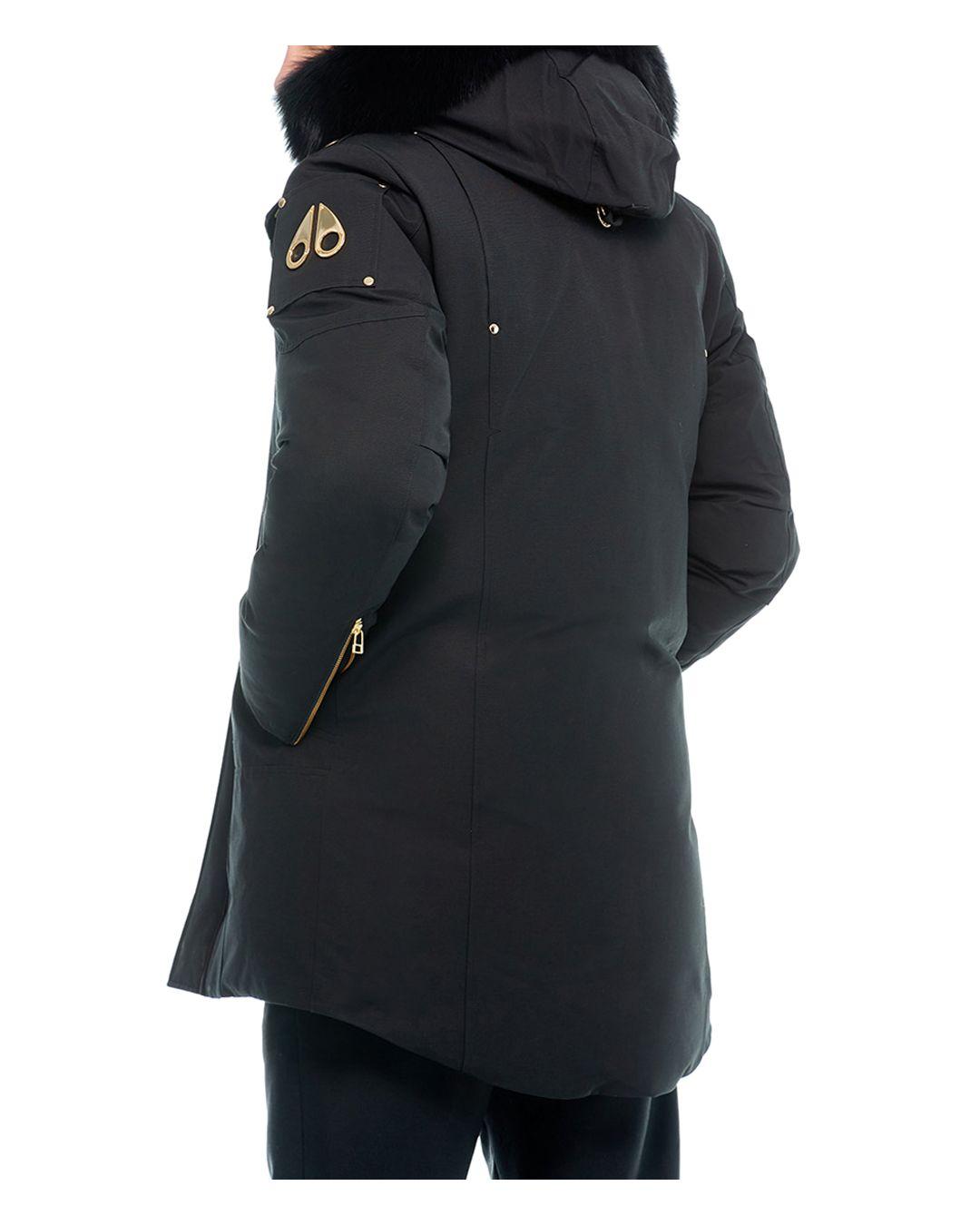 Moose Knuckles Stag Lake Down Parka in Black for Men | Lyst