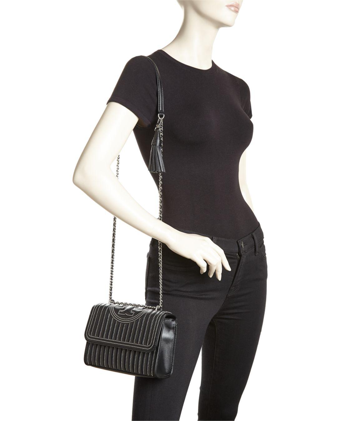 fleming mini stud convertible shoulder bag