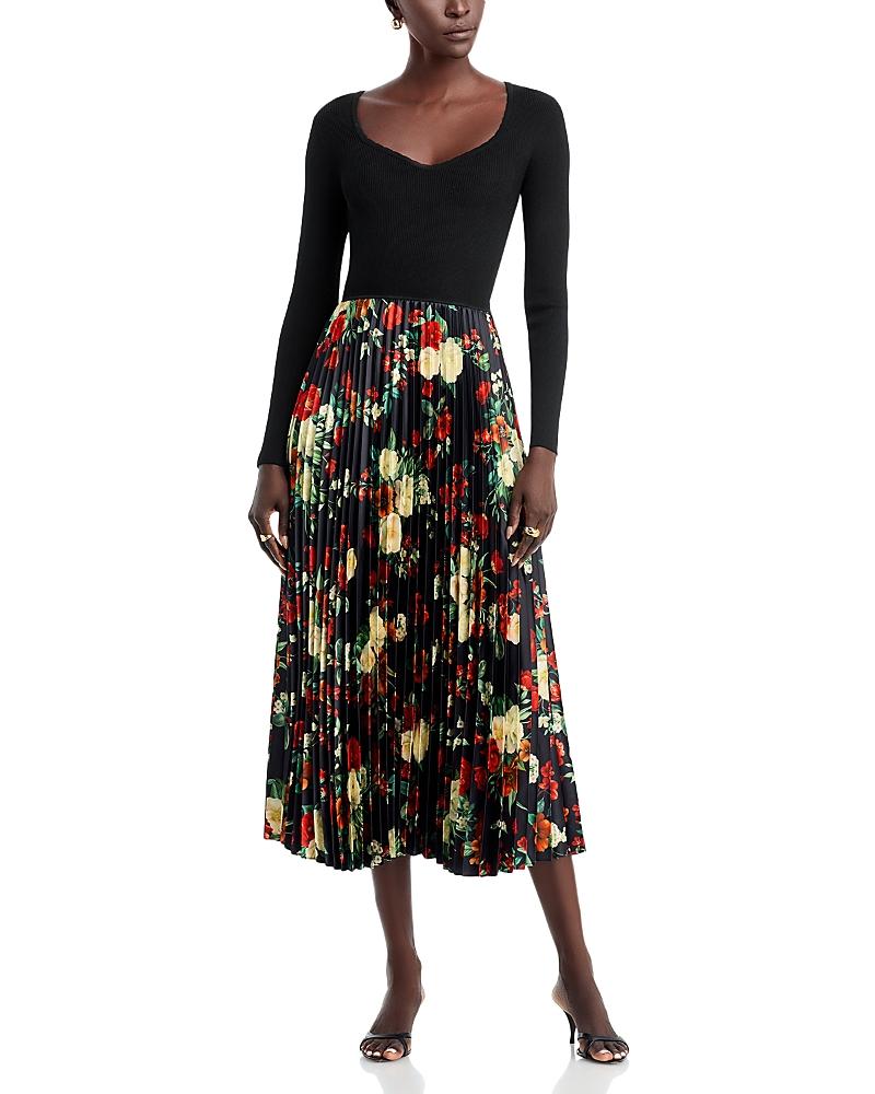 black corset midi dress with sleeves Black Corset Midi Dress with Soft Net Skirt and Side Zipper