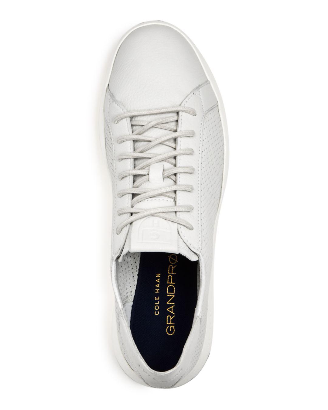 cole haan grandpro perforated sneaker