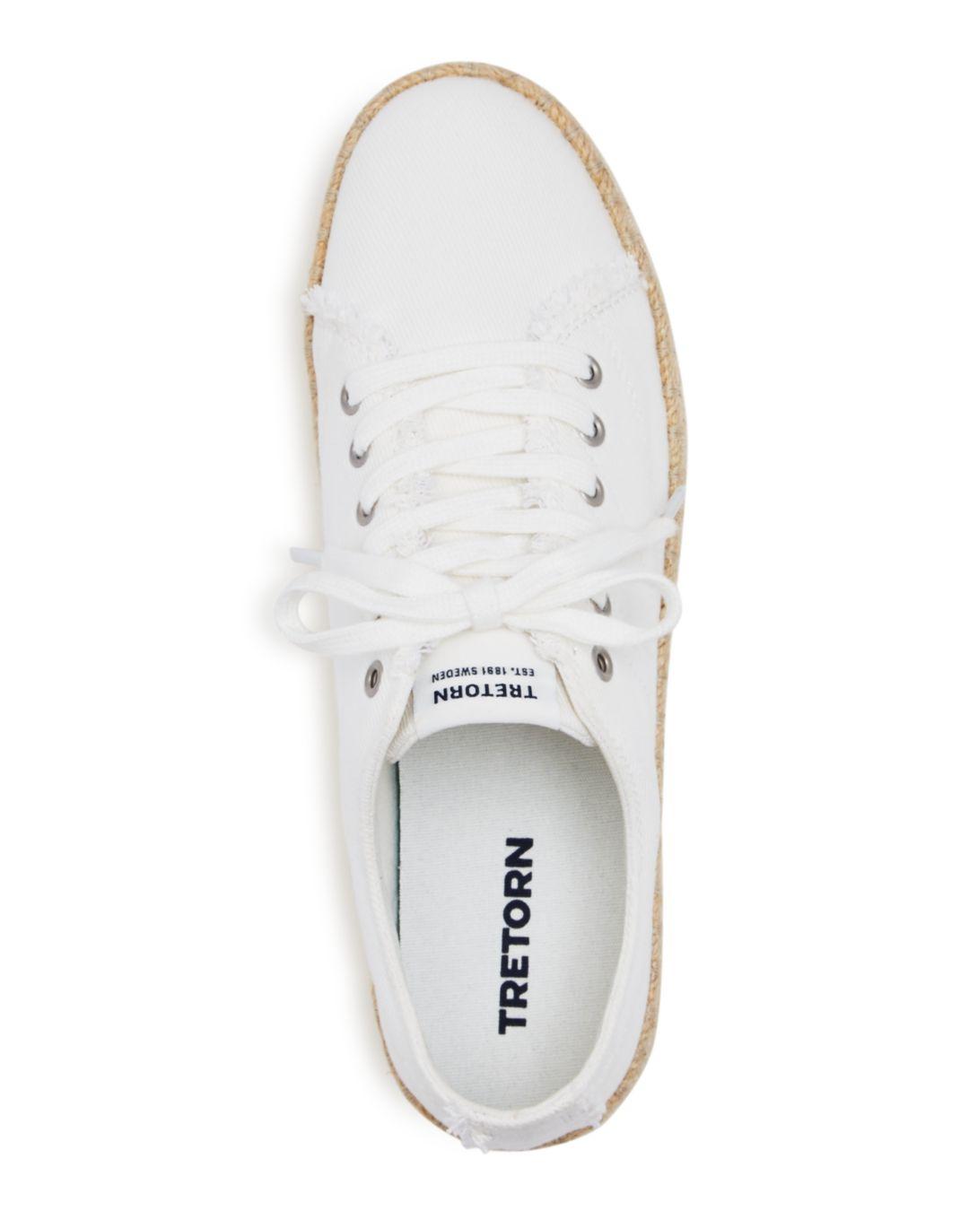 tretorn eve canvas espadrille platform sneakers