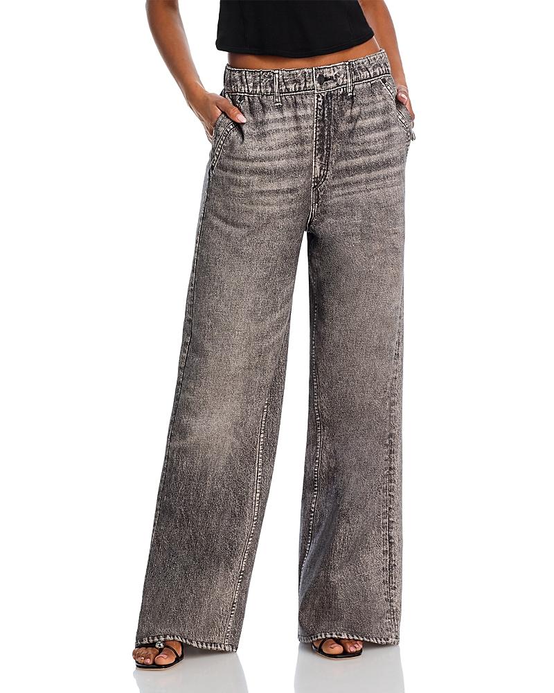 【2plan】Slave pintuck wide denim pants Blank NYC Wide-leg and palazzo pants for Women | Online Sale