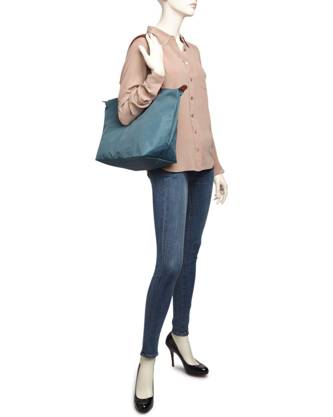 longchamp le pliage large purple