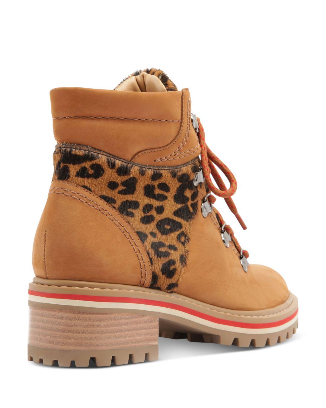 schutz leopard booties