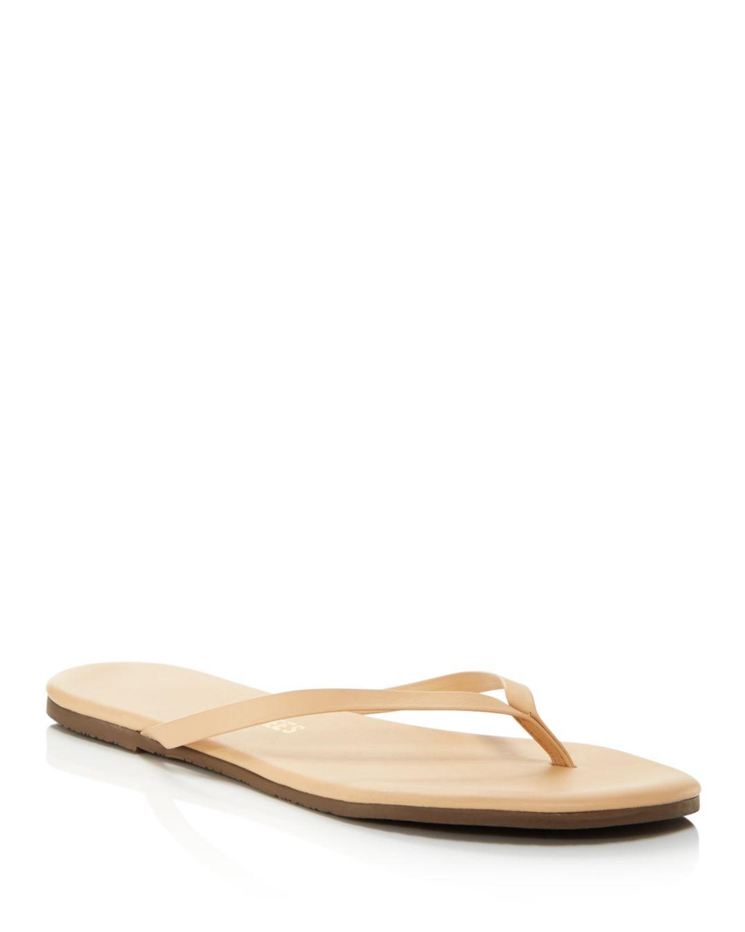 TKEES Women's Foundations Leather Flip - Flops - Lyst
