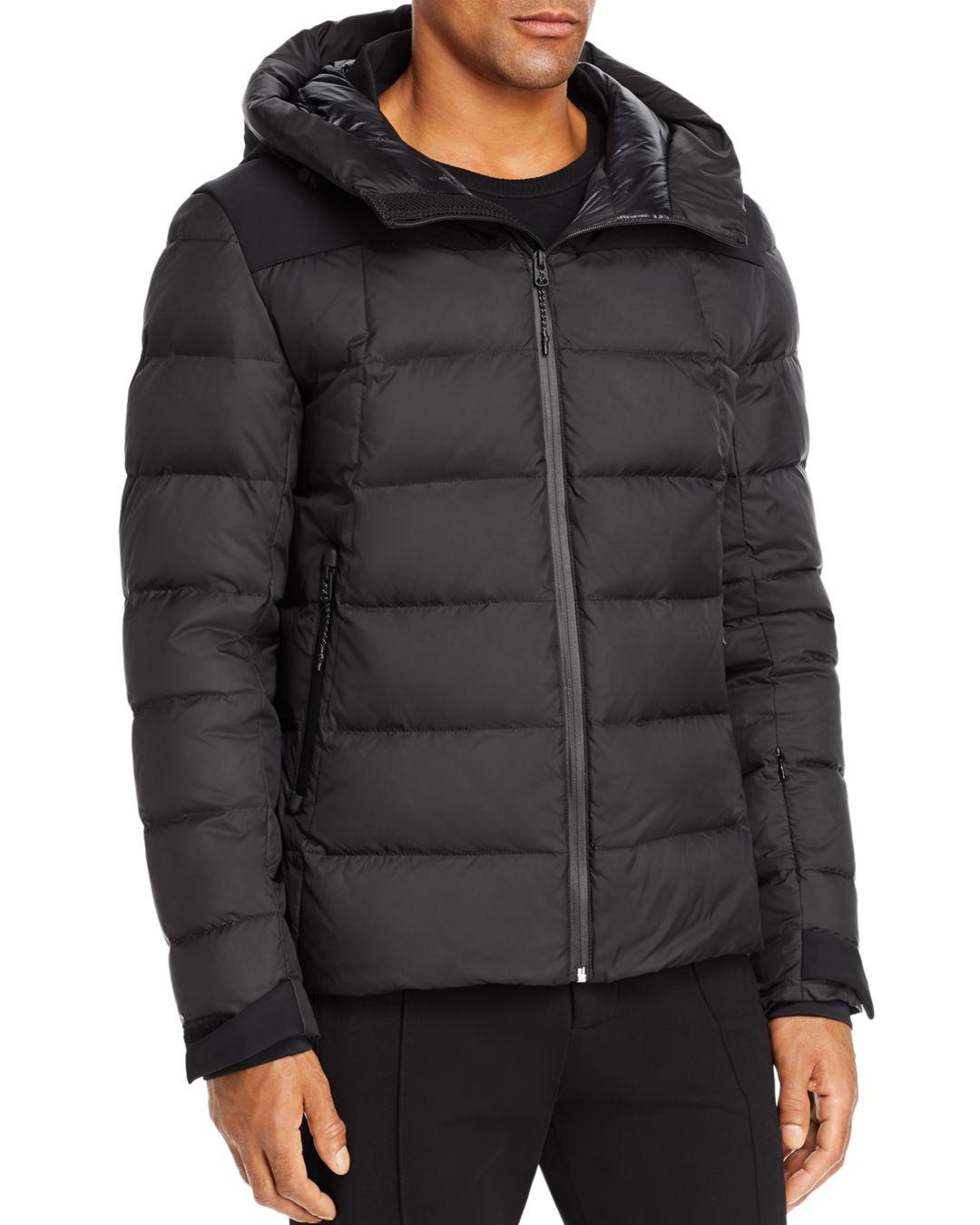 Cole Haan Synthetic Down Jacket in Black for Men - Lyst