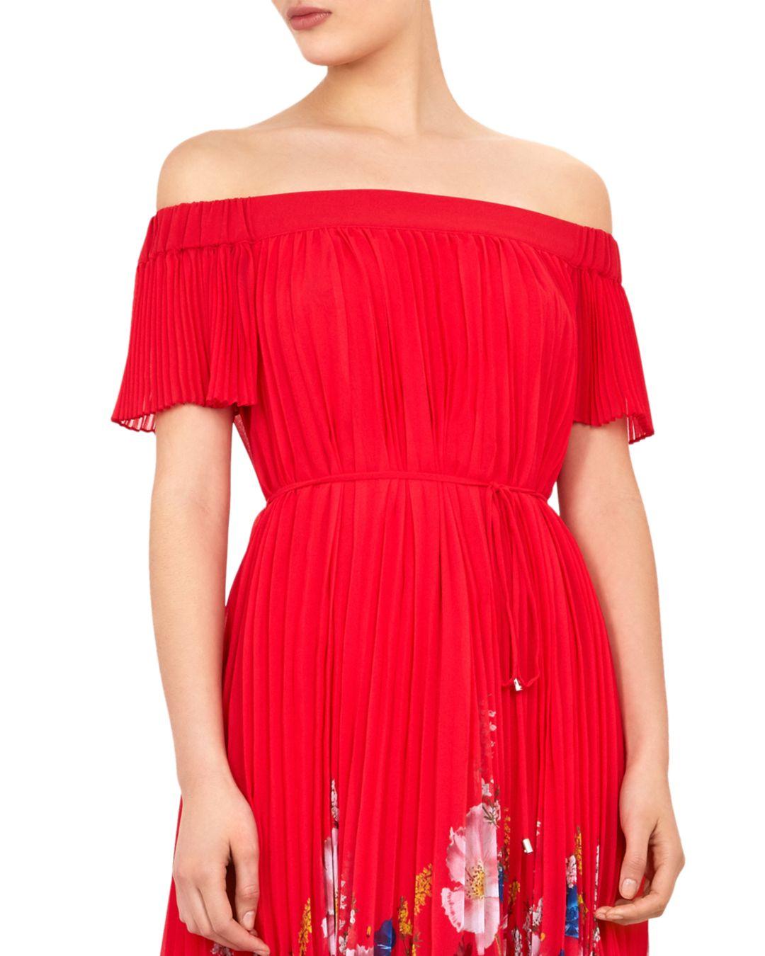 gillyy berry sundae bardot dress