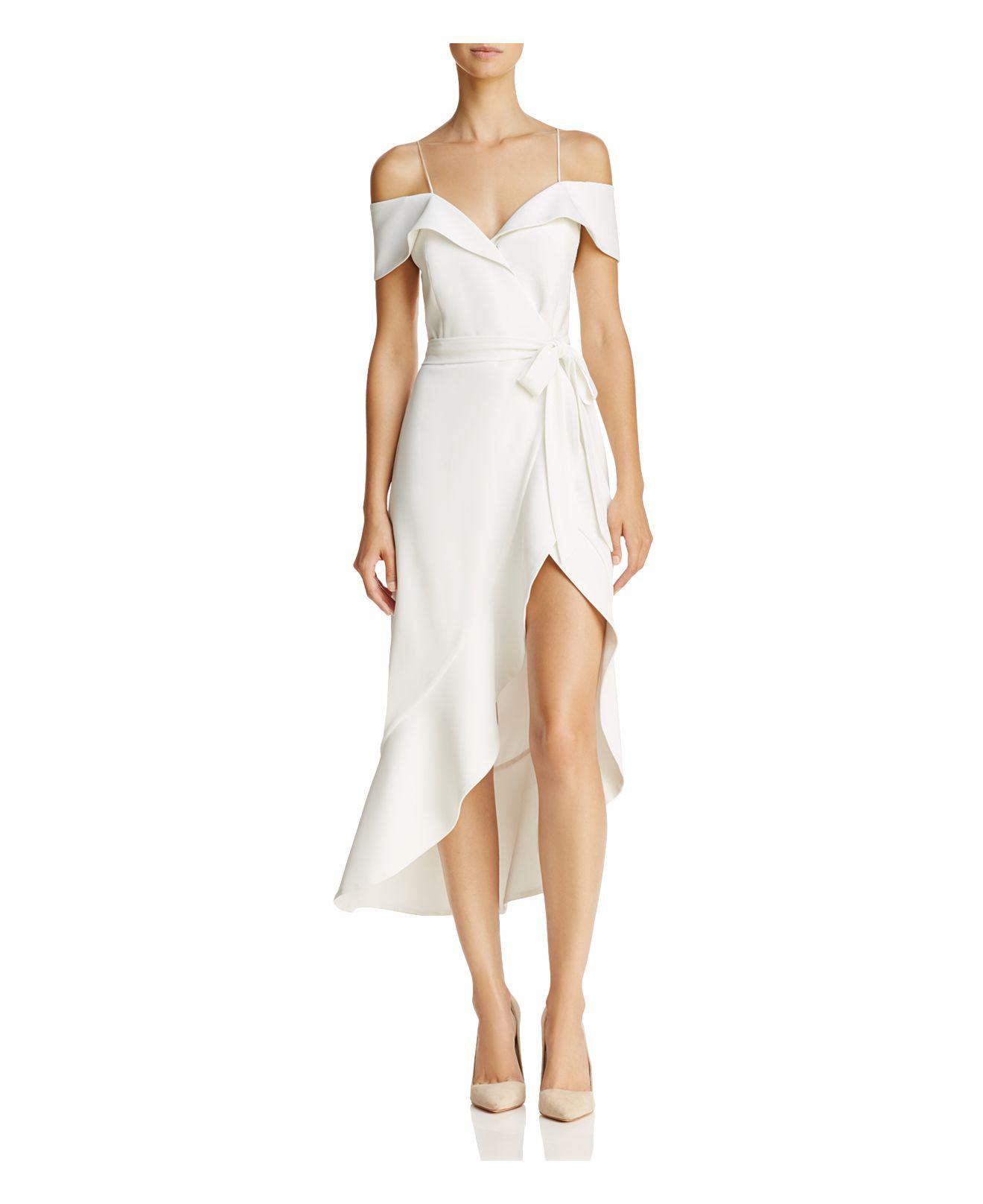 alice olivia white dress