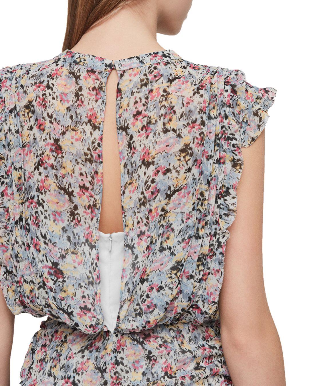 allsaints hali sketch dress