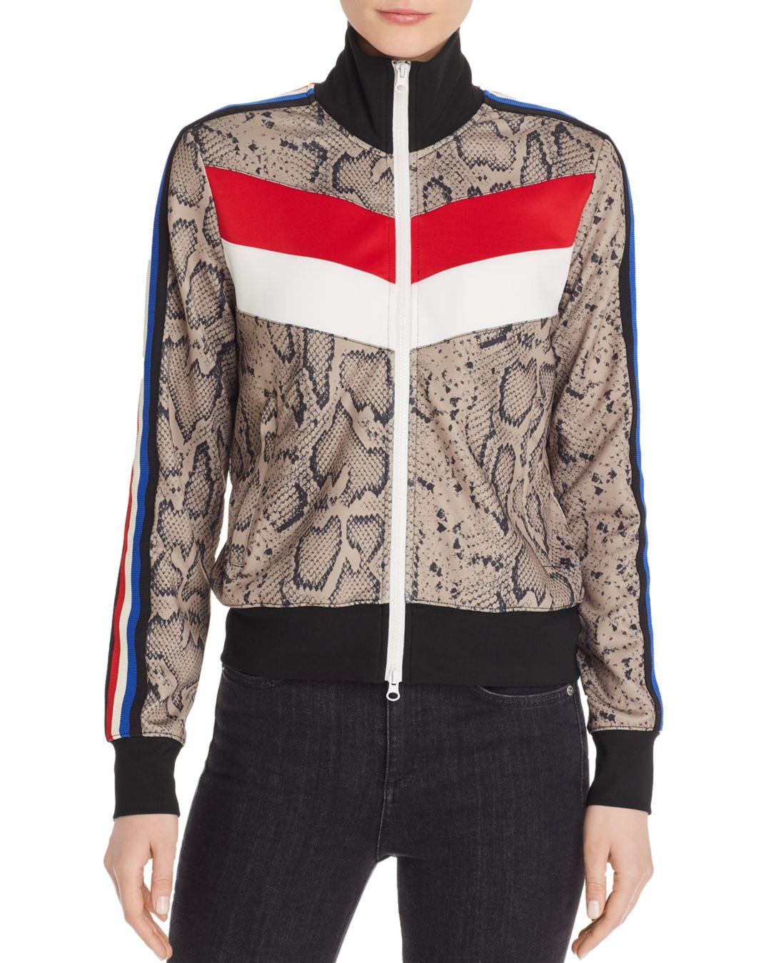 barney's originals coloured leather biker jacket