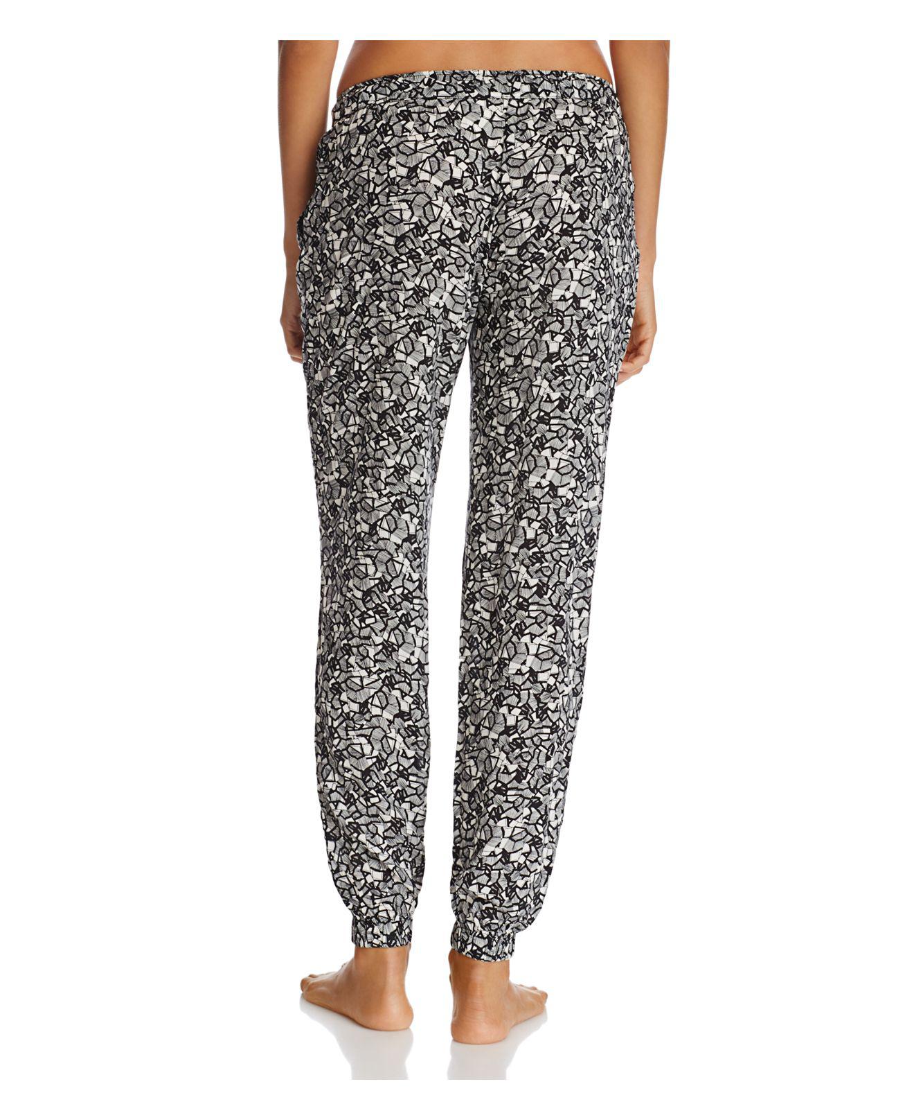 Calvin Klein Synthetic Woven Viscose Pajama Pants - Lyst