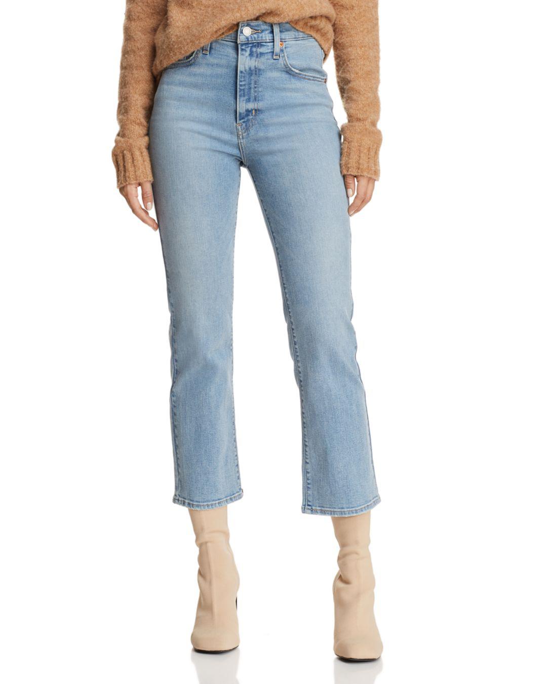 levi's mile high crop flare jeans
