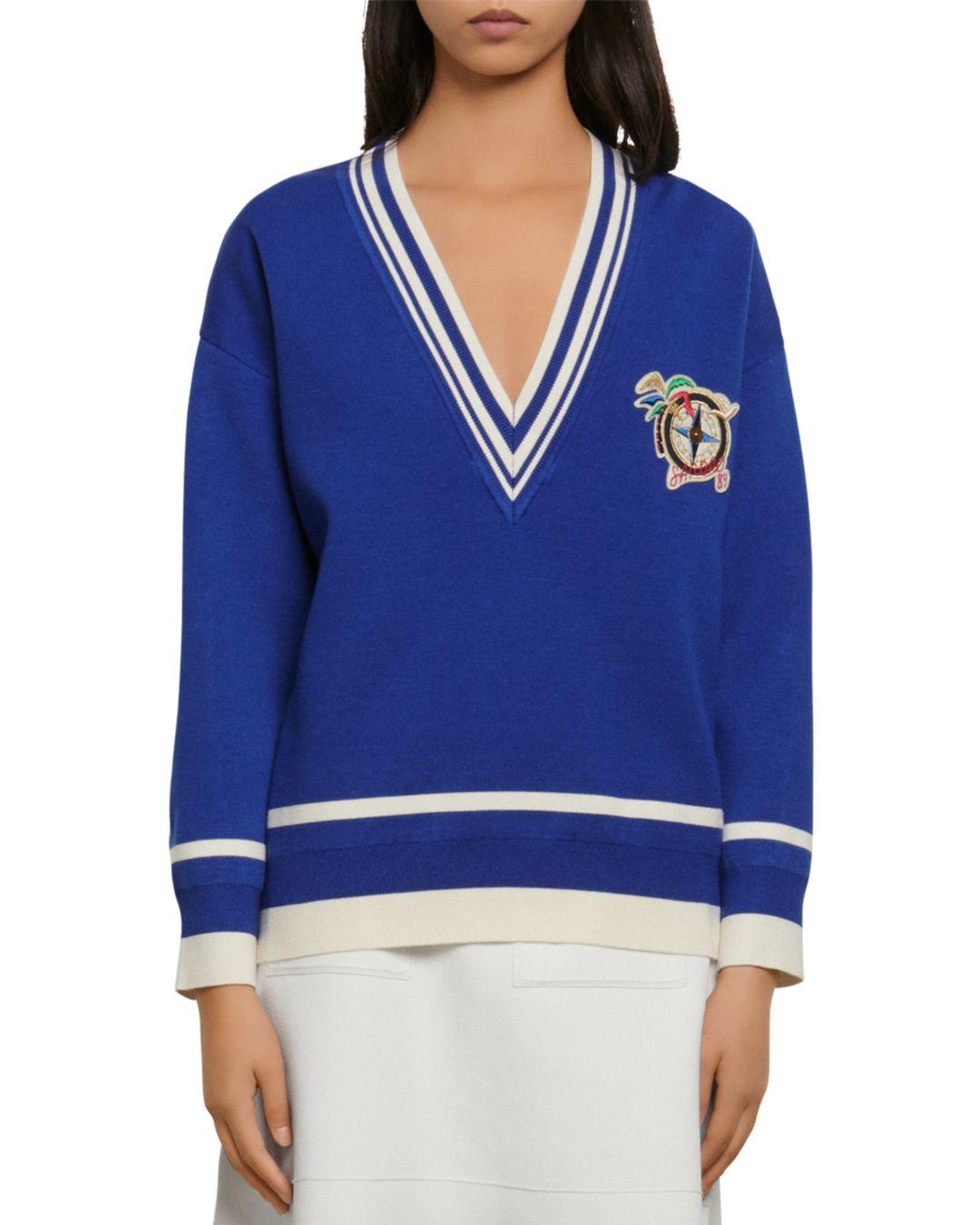 varsity style sweater