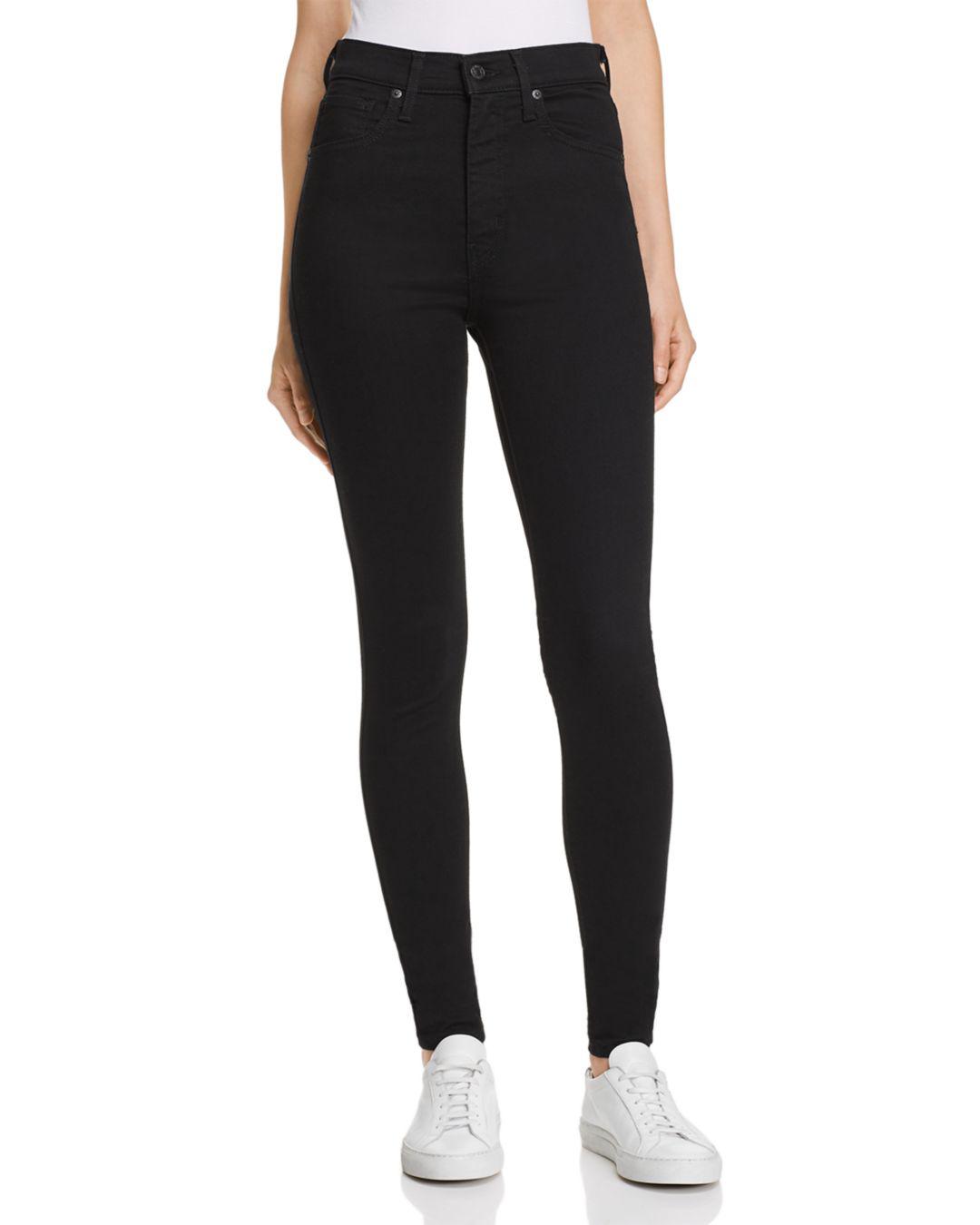 Levi's Denim Mile High Super Skinny Jeans In Black Galaxy - Save 76% - Lyst