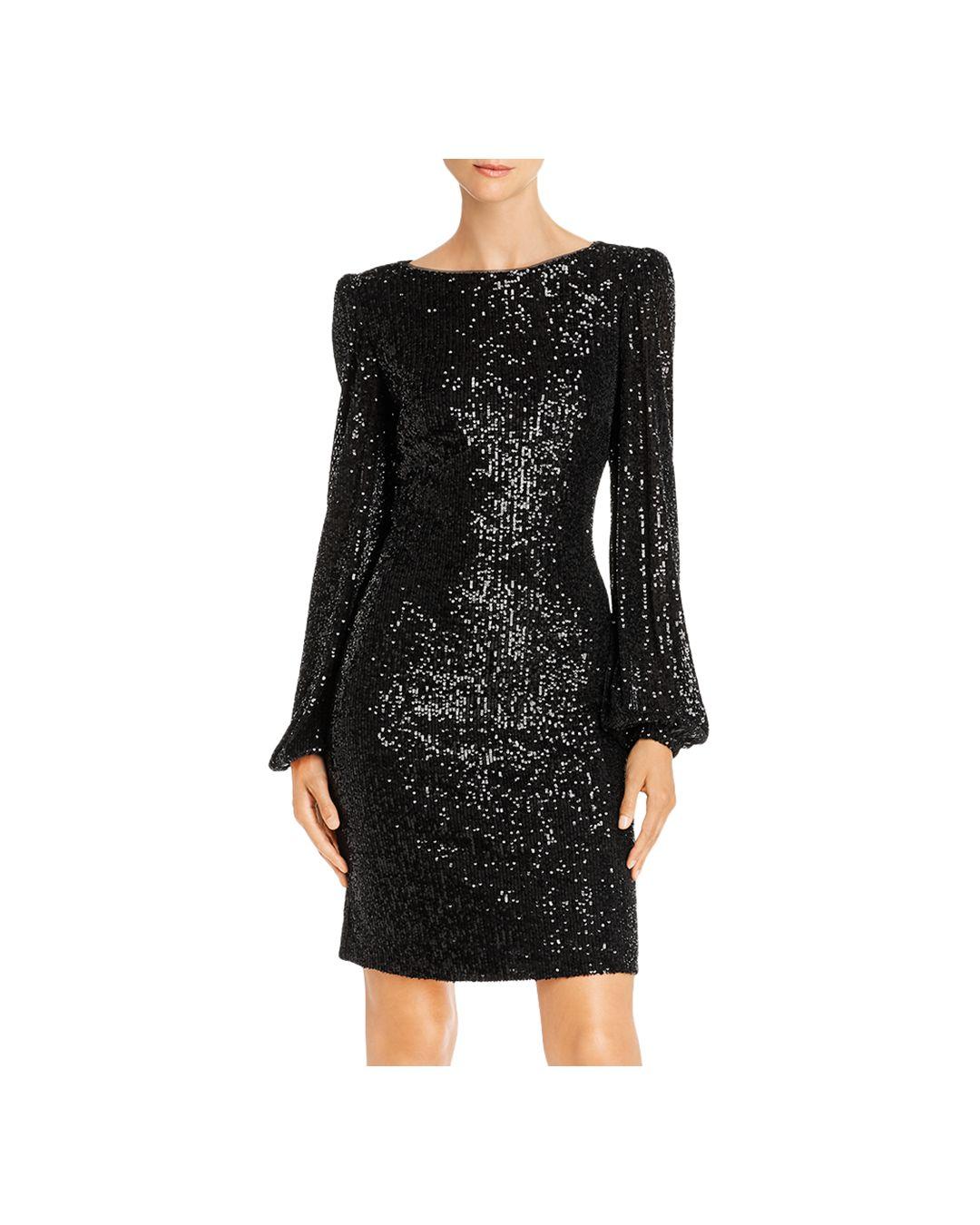 aqua long sleeve sparkle wrap gown