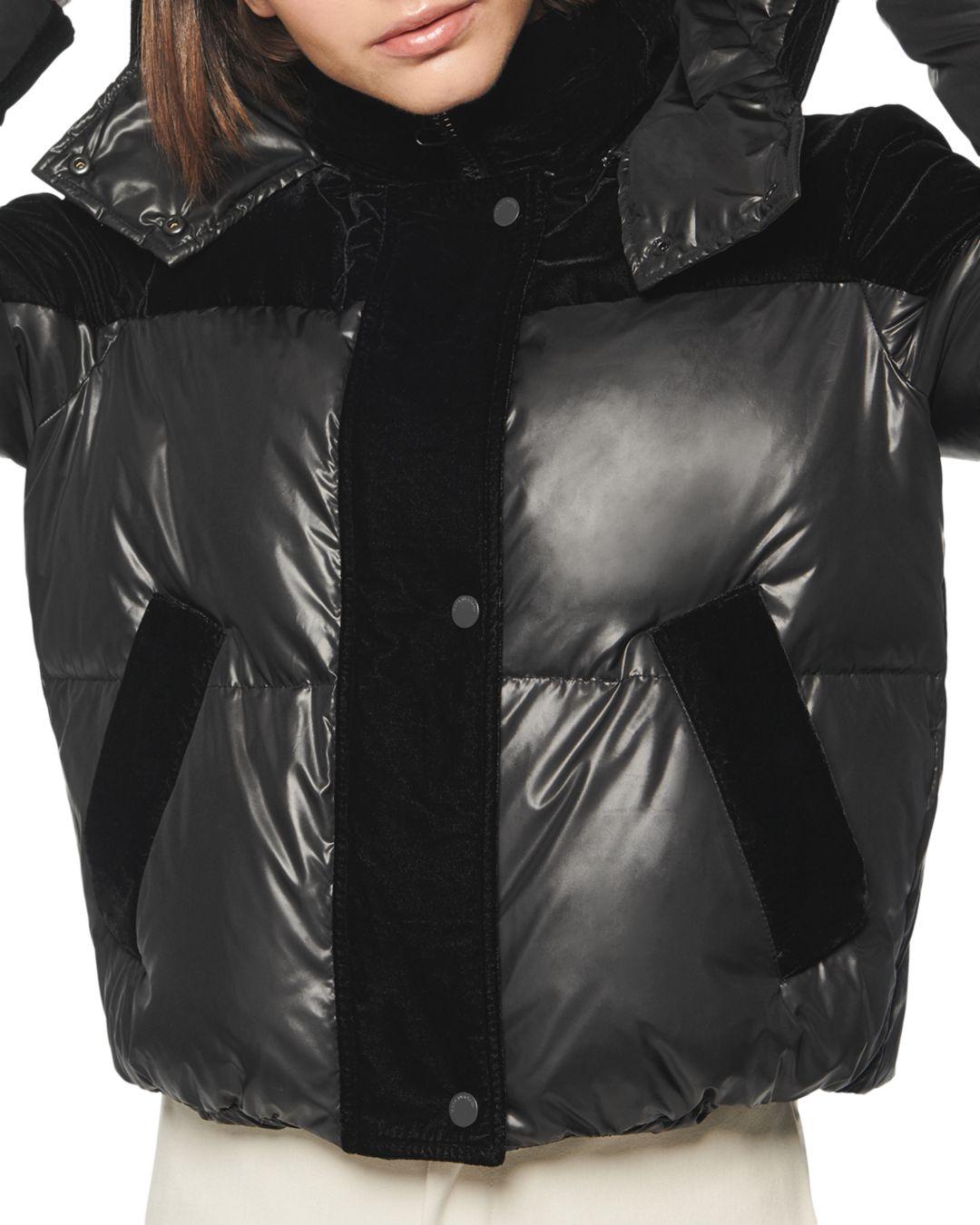marc new york belted puffer coat