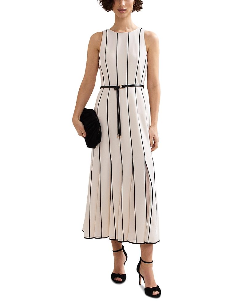 [Phase Eight]Kimberley Midi Dress 洗練ストライプミディドレス Phase Eight Kimberley Midi Dress in Natural | Lyst