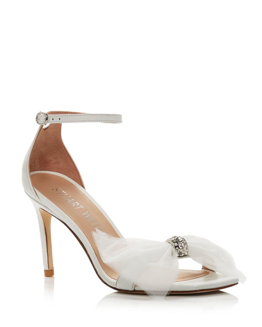stuart weitzman nudist white