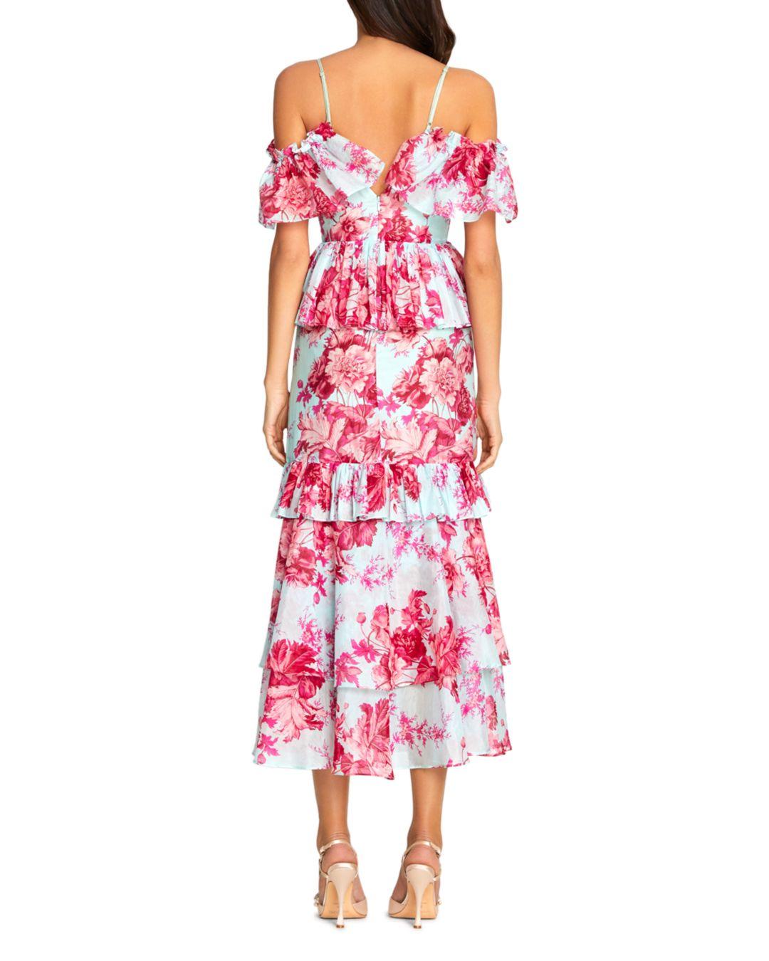 flamingo tea dress
