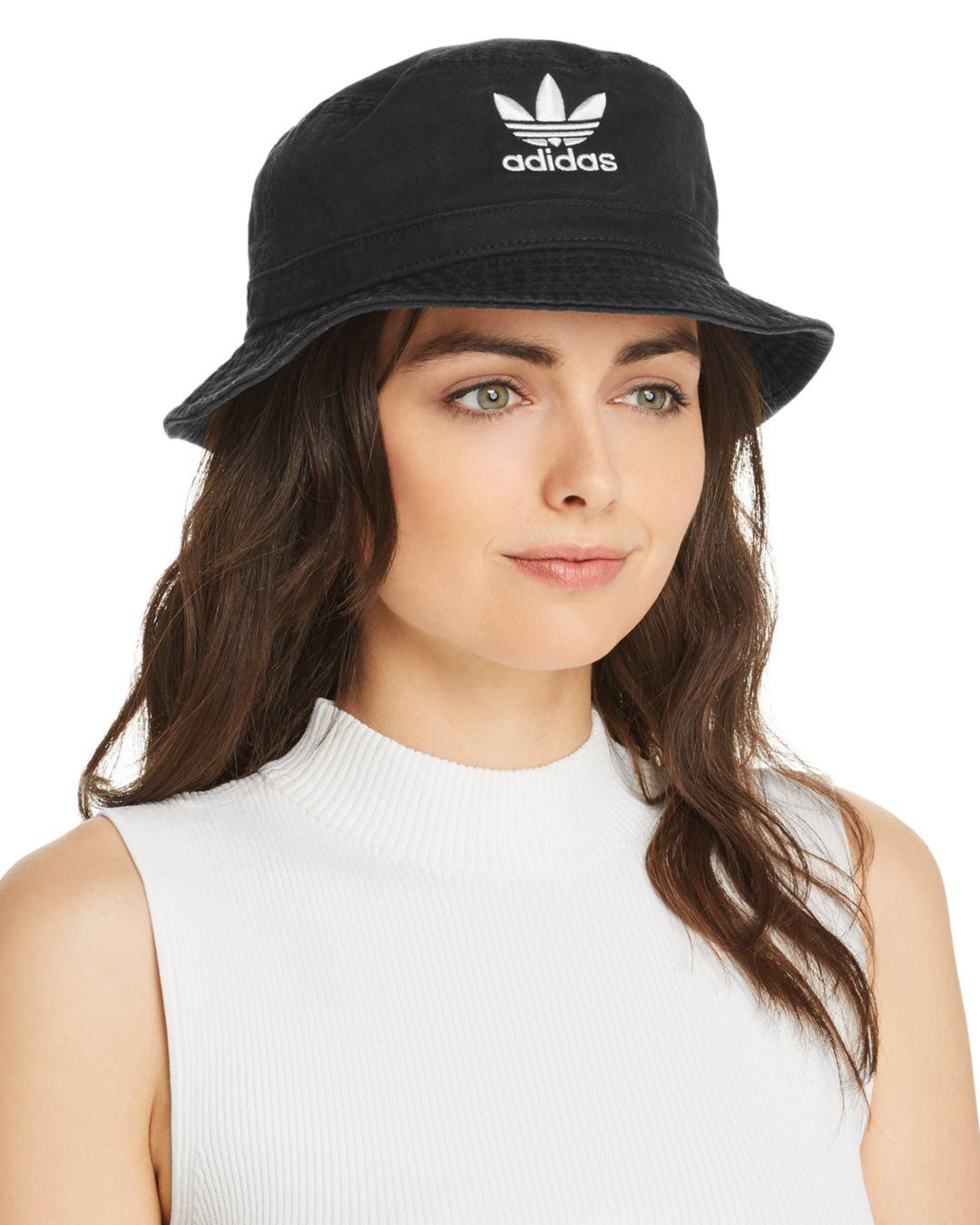 adidas Originals Cotton Unisex Trefoil Bucket Hat in Dark Black (Black) -  Lyst