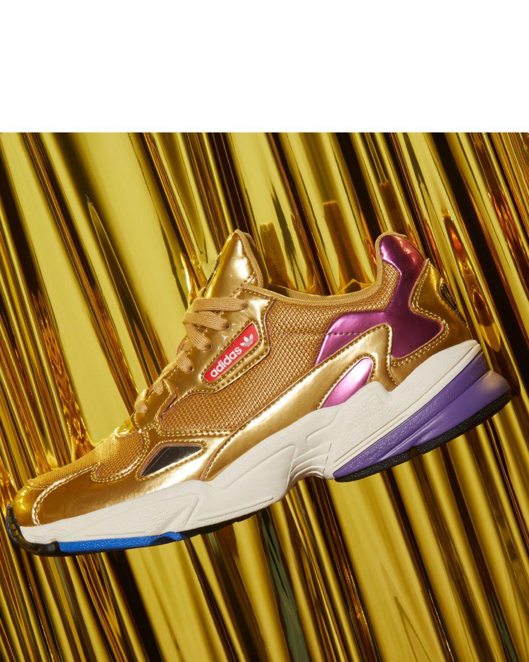 adidas Falcon Gold Metallic Womens Shoes | Lyst تظليل