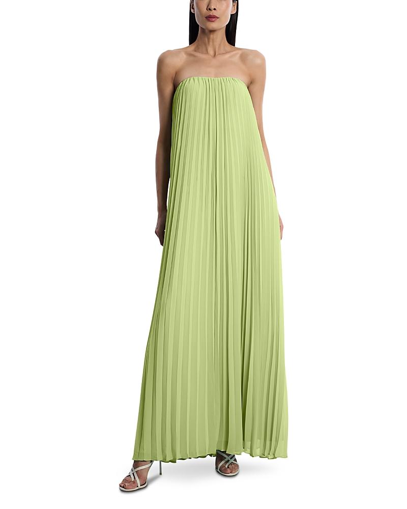 BCBG MAXAZRIA ライトコート　M グリーン BCBGホワイトシンプルドレス/山崎みどり - カラードレス
