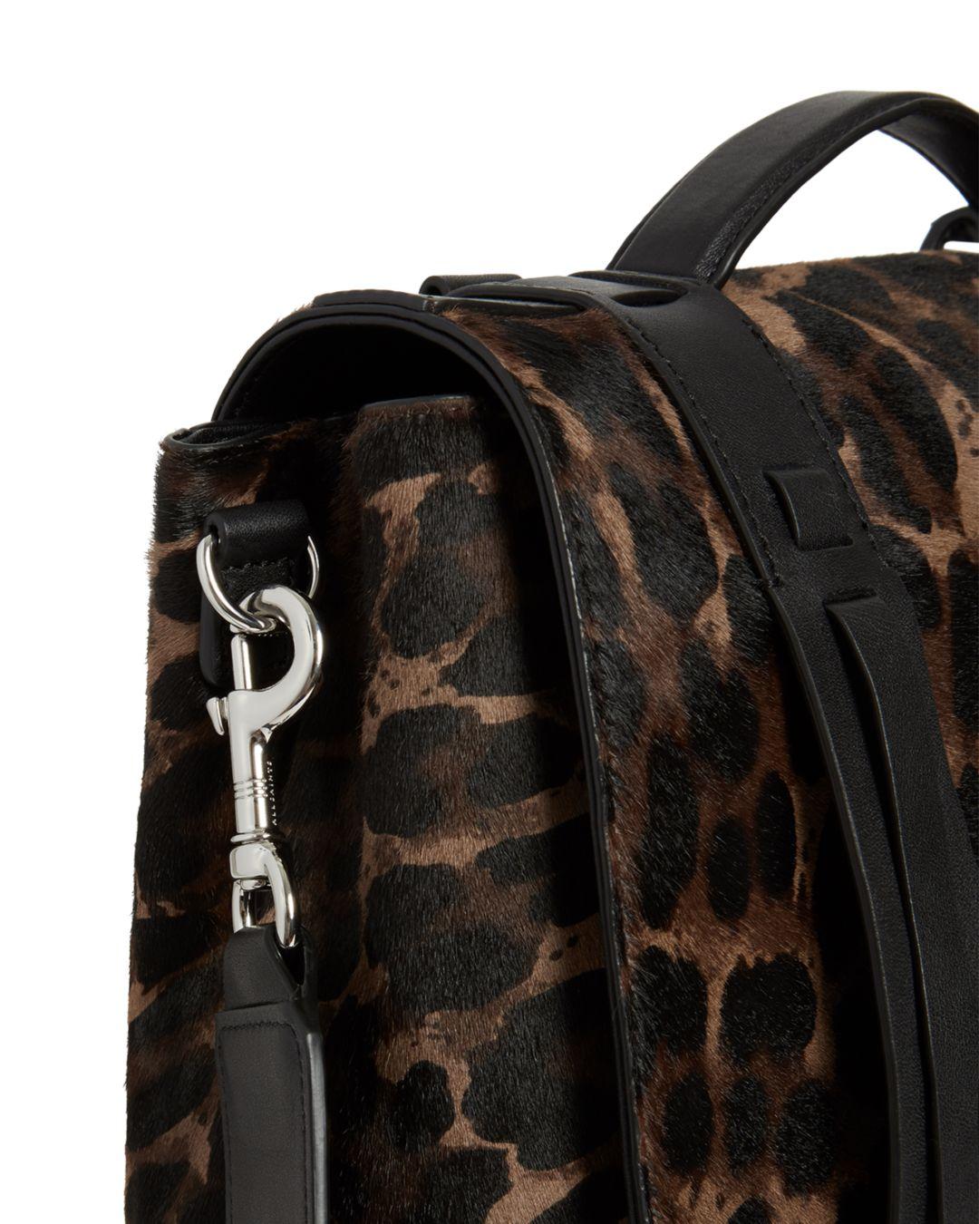 all saints leopard backpack