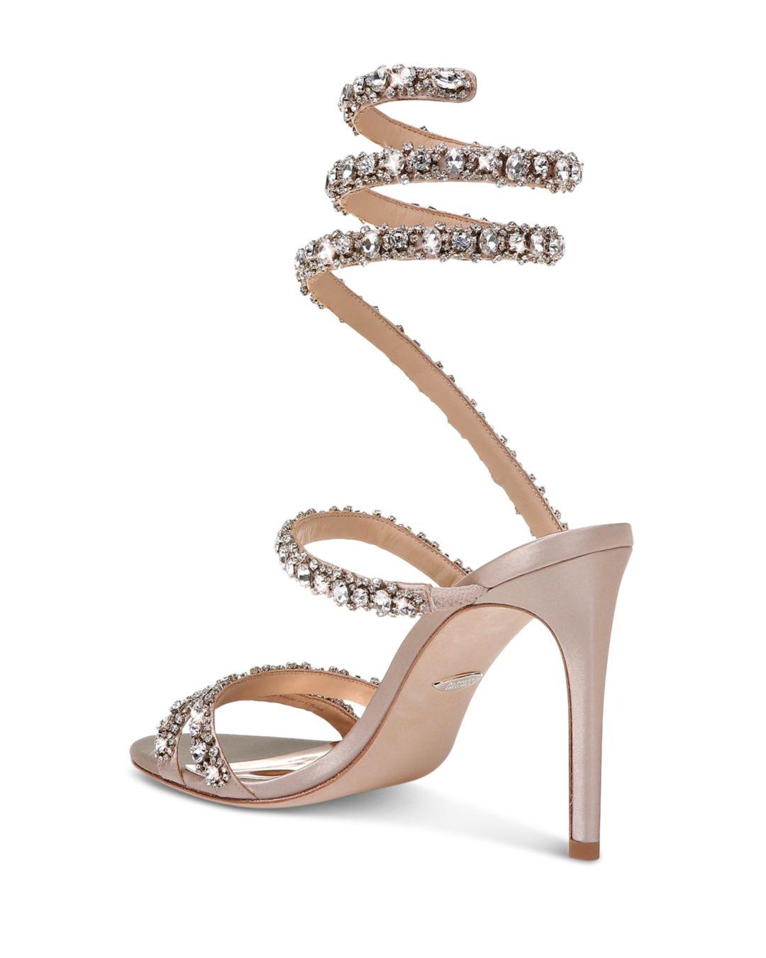 badgley mischka peace heels
