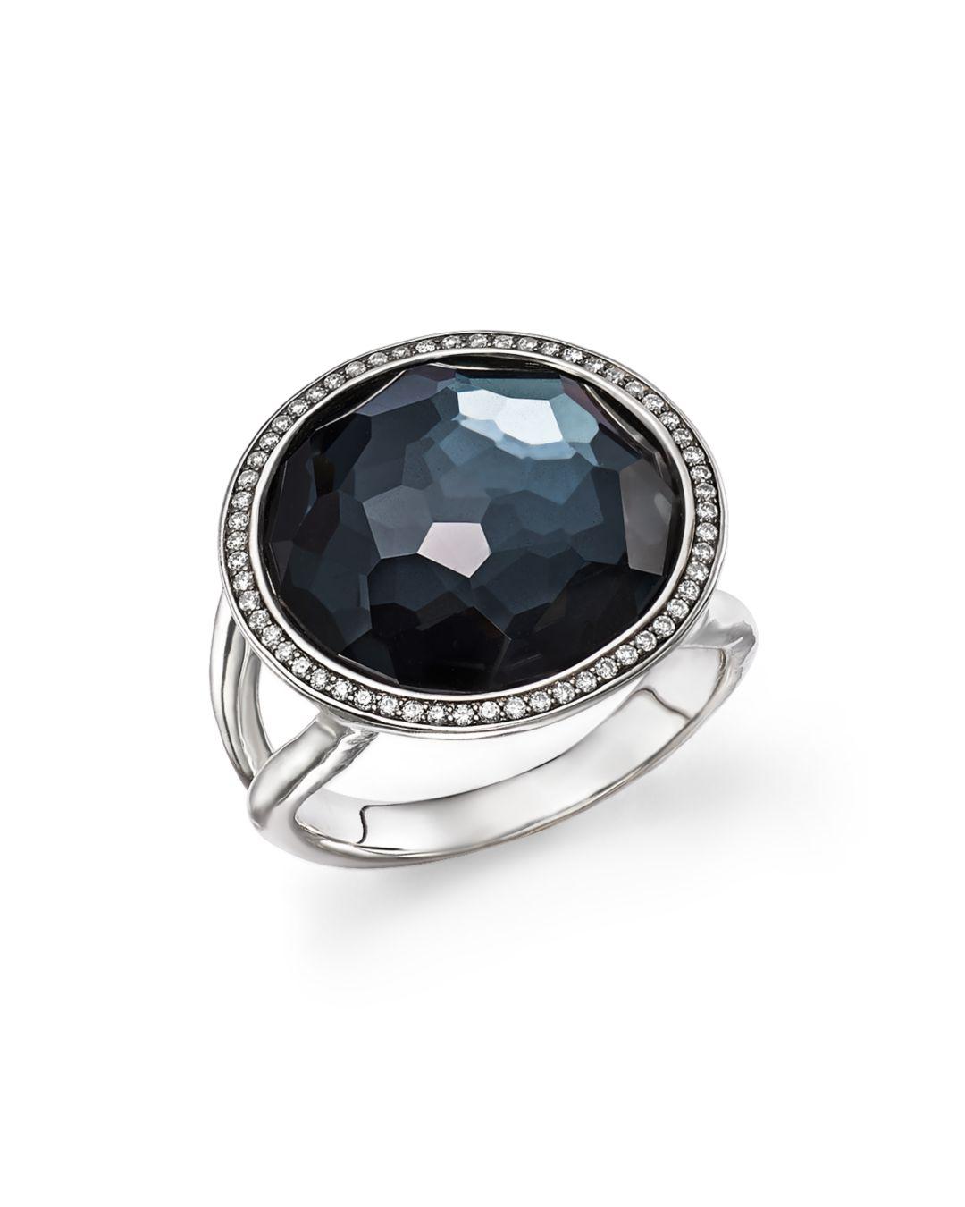 Download Ippolita Stella Lollipop Ring In Hematite Doublet With ...
