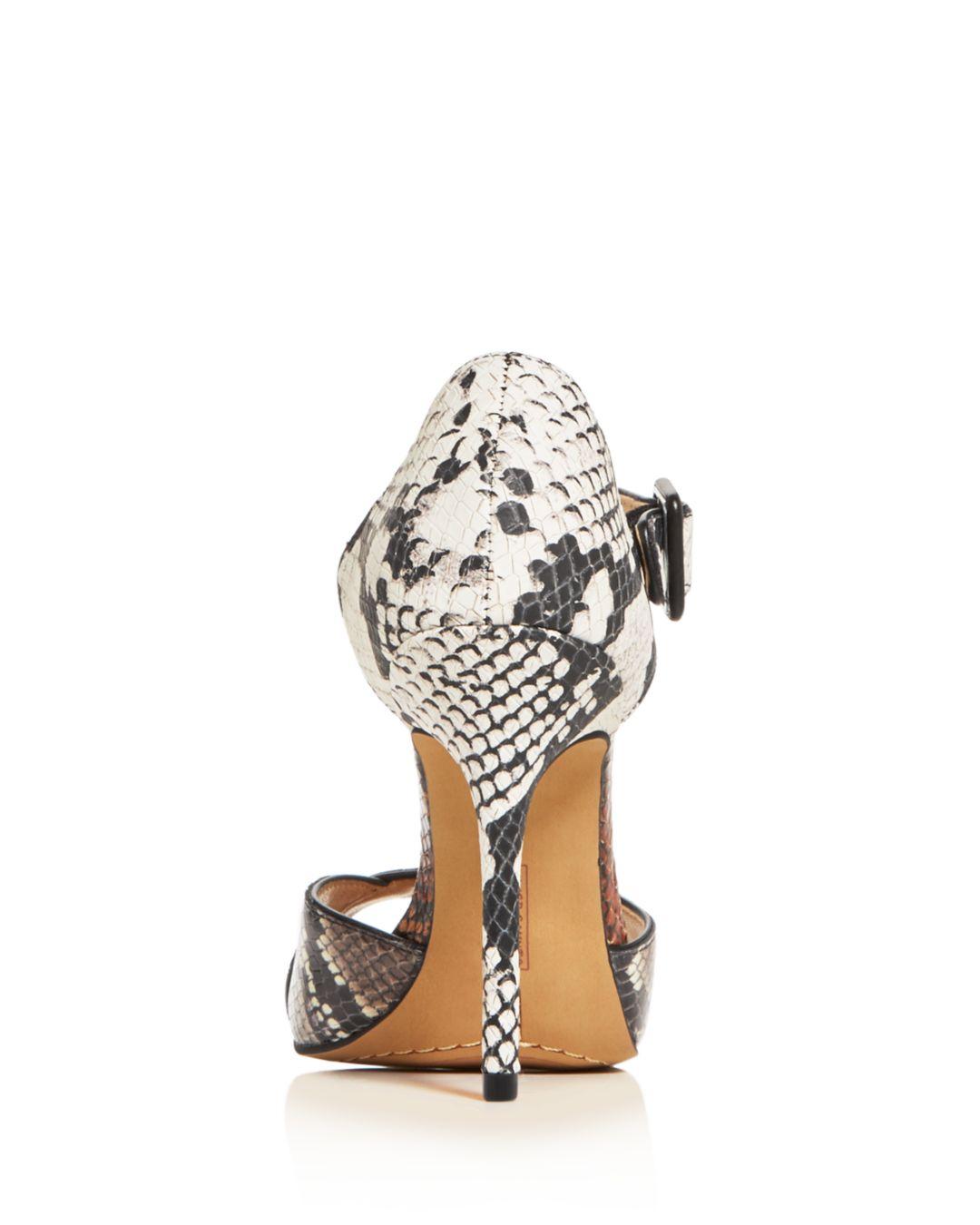 vince camuto snake heels