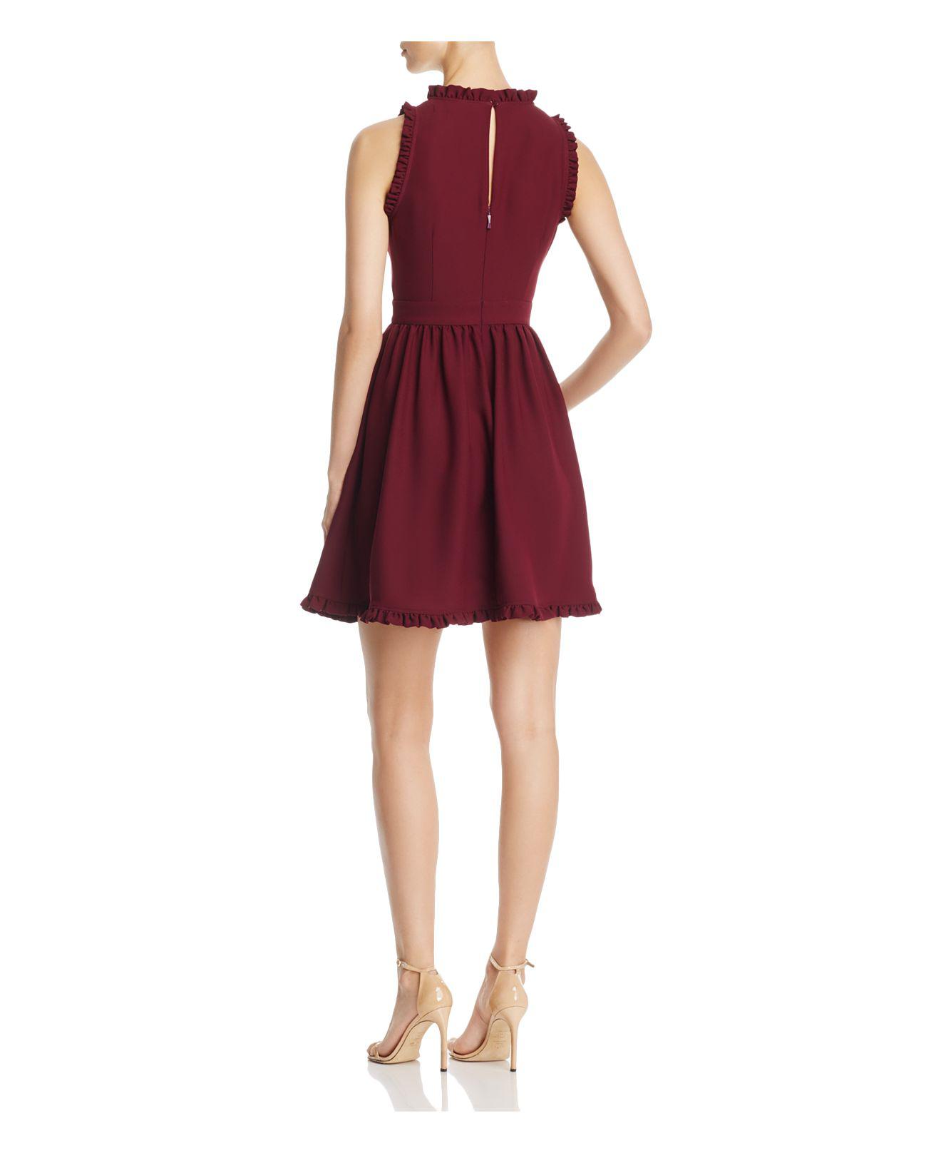 kate spade burgundy dress